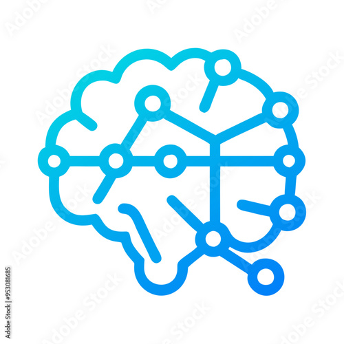 Machine Learning and Neural Network Icon - Machine Learning and Neural Networks