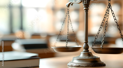 Scales of justice tilted heavily against a single figure