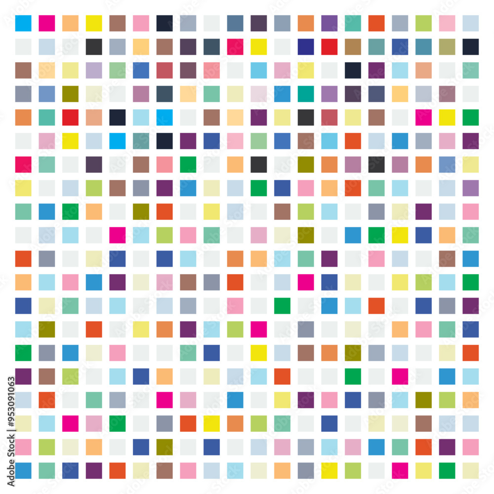 Abstract random colorful square pallette pattern background graphic illustration. Abstract random colorful square pallette pattern background graphic illustration.