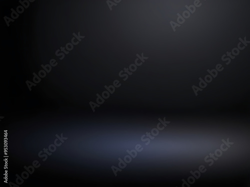 Abstract black gradient background modern luxury studio dark background texture wallpaper Empty black color studio room background, gradient, texture, abstract, blue background texture. ai