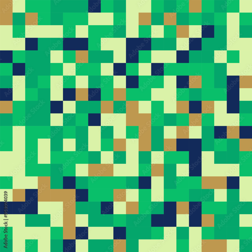 Vibrant Green Summer Pixel Art Abstract Background Vibrant Green Summer Pixel Art Abstract Background
