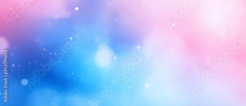 Blurred Blue and Pink Gradient Sky Background