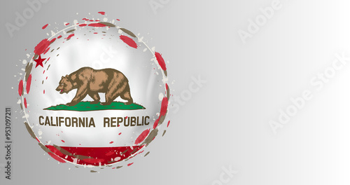 California flag badge 