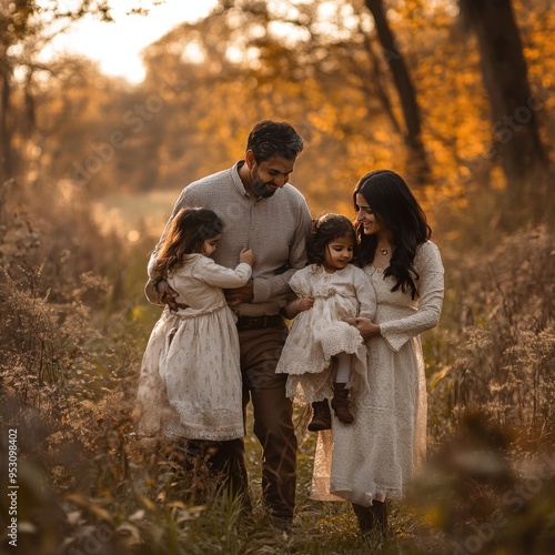 Golden autumn leaves, cozy moments, and genuine smiles captured in indian family fall photoshoot. Cherish these heartwarming seasonal memories with vibrant colors and natural light. 