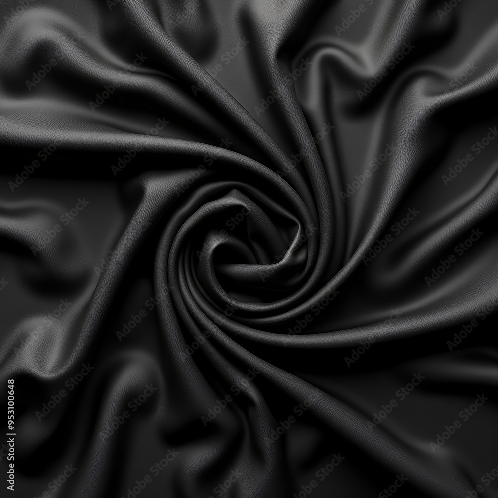 Fototapeta premium abstract luxury black fabric cloth texture background