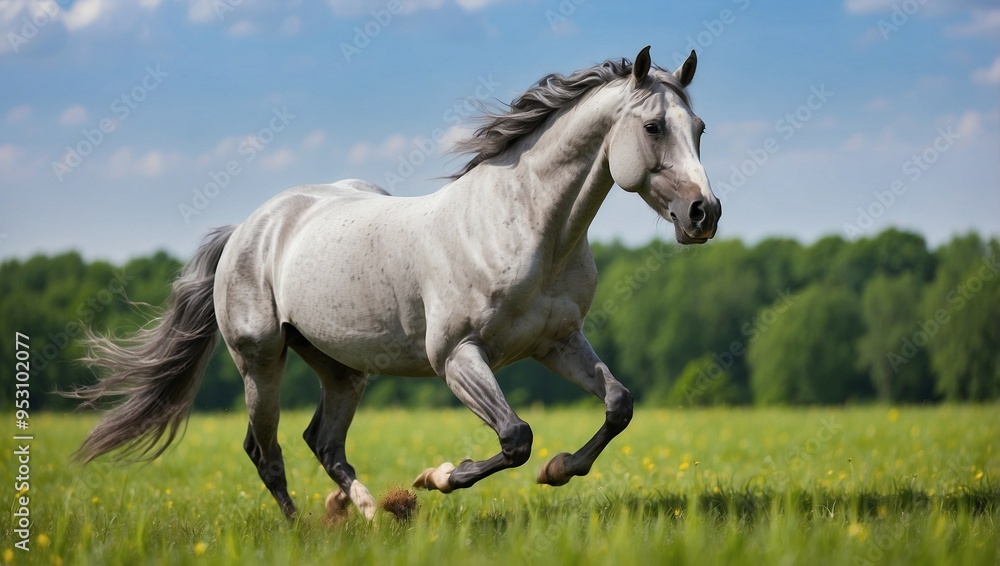 Horse running Horse running