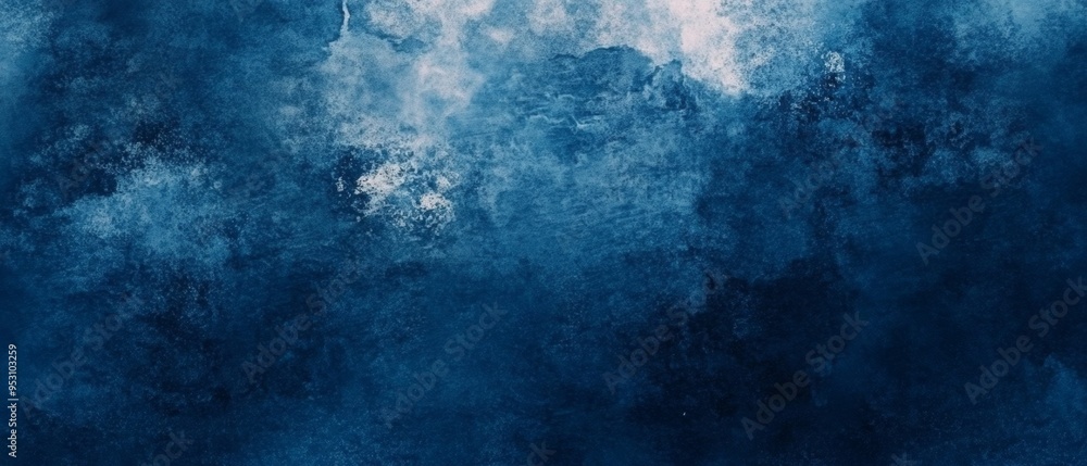 Dark Blue Abstract Watercolor Paint Background Dark Blue Abstract Watercolor Paint Background
