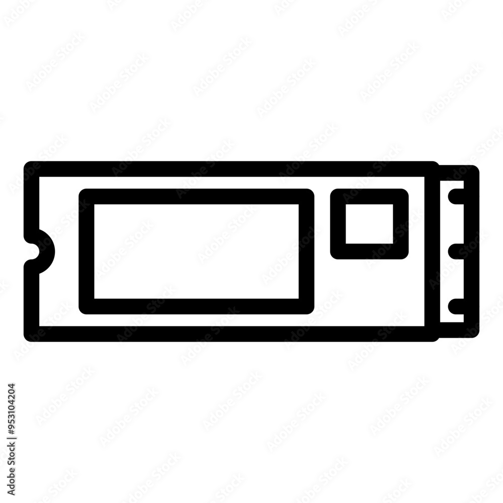 ssd, solid state drive, solid state, storage, computer, hardware outline icon ssd, solid state drive, solid state, storage, computer, hardware outline icon