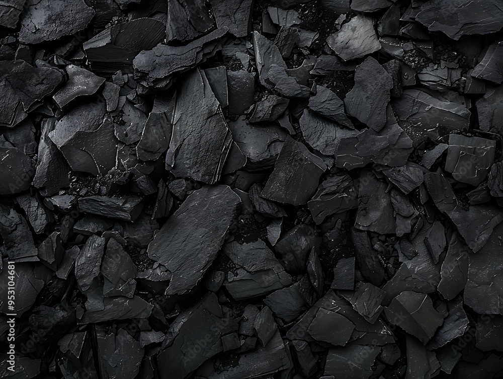 background of coal stones in gray and black background of coal stones in gray and black