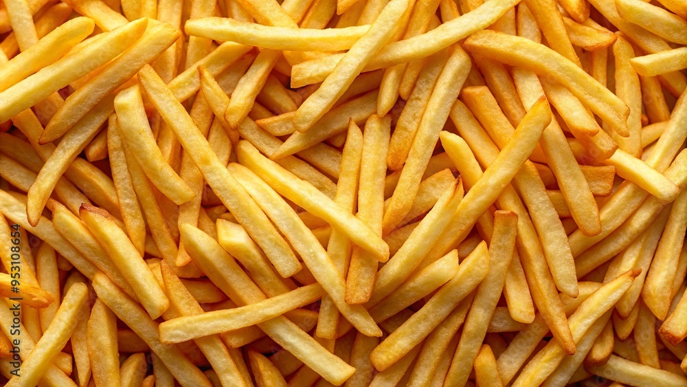 French fries graphic wallpaper perfect for food snack or fast meal concept. Copyspace available French fries graphic wallpaper perfect for food snack or fast meal concept. Copyspace available