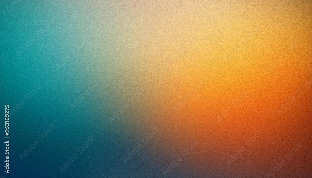 Obraz premium Noisy Retro Gradient with Textured Blur 