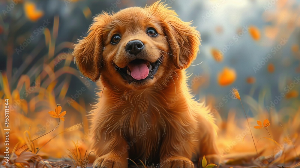 Adorable Hand-Drawn Cartoon Puppy: Cute, Funny, and Lovely Clipart Character Adorable Hand-Drawn Cartoon Puppy: Cute, Funny, and Lovely Clipart Character