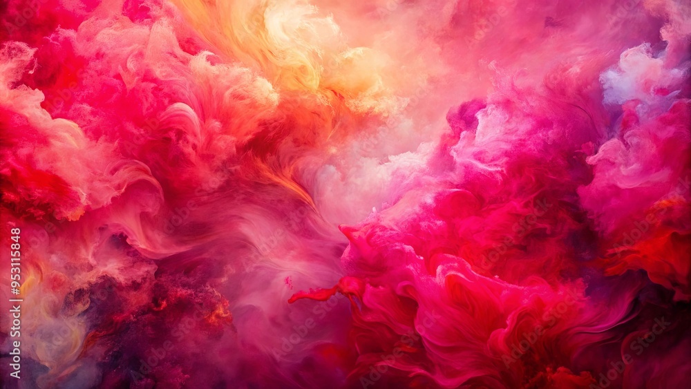 Fototapeta premium Vibrant abstract background with pink and red textures, symbolizing passion, warmth, creativity, and emotional depth