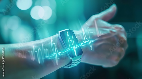 Smartwatch Heart Rate Monitor with Thumbs Up