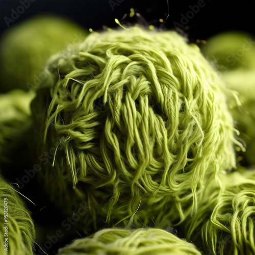 fuzzing on wool the formation of fuzzy or pilling balls on wool photo