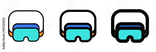 Editable safety goggle, eye protection vector icon. Construction, tools, industry. Part of a big icon set family. Perfect for web and app interfaces, presentations, infographics, etc