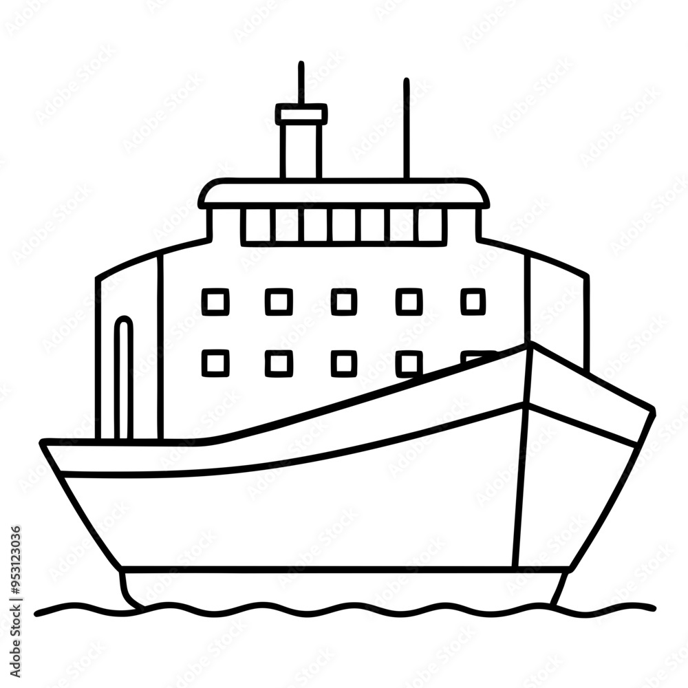 Fototapeta premium Cargo ship