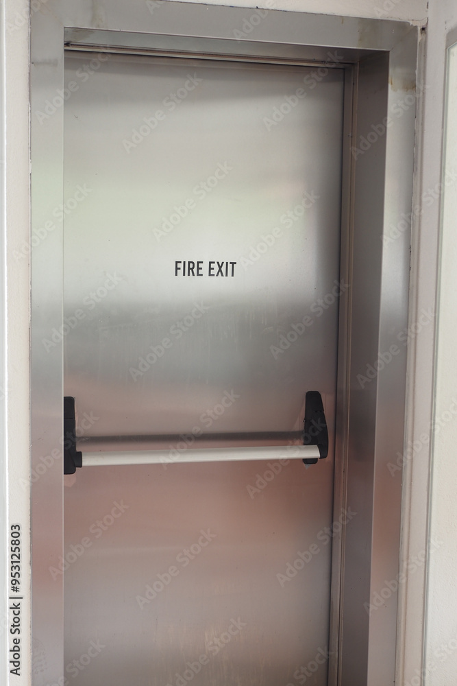 emergency exit door inside of a building emergency exit door inside of a building