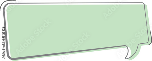 Green Bubble Text Vector for Large Headline Titles. Bold and Playful Graphic Design. Perfect for Eye-Catching Headlines, Banners, and Posters. Vector Illustration