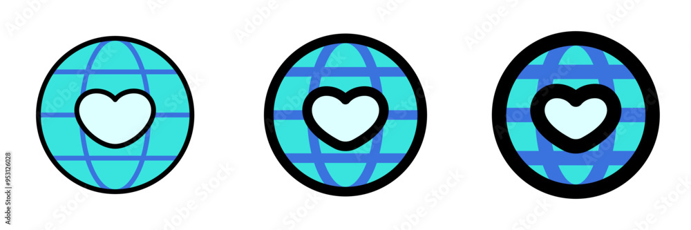 Editable love the earth, go green vector icon. Environment, ecology, eco-friendly. Part of a big icon set family. Perfect for web and app interfaces, presentations, infographics, etc Editable love the earth, go green vector icon. Environment, ecology, eco-friendly. Part of a big icon set family. Perfect for web and app interfaces, presentations, infographics, etc