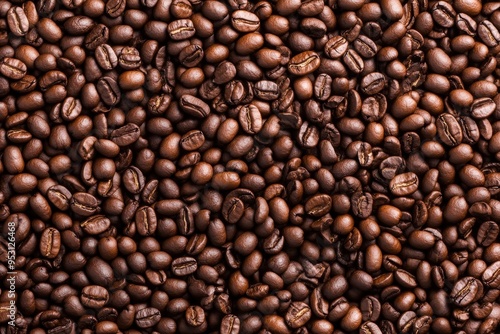 A Symphony of Brown: Roasted Coffee Beans, Up Close and Personal