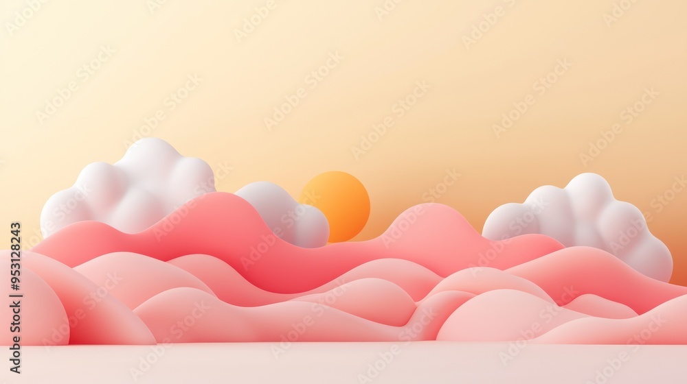 Illuminated Abstract 3D Landscape with Realistic Book - Vibrant Colors and High Details in 8K Resolution, Sunny background, Generative AI Illuminated Abstract 3D Landscape with Realistic Book - Vibrant Colors and High Details in 8K Resolution, Sunny background, Generative AI