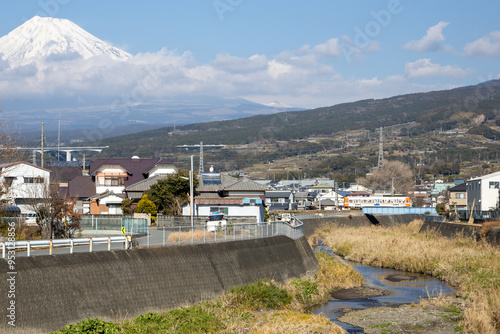 富士山と岳南電車