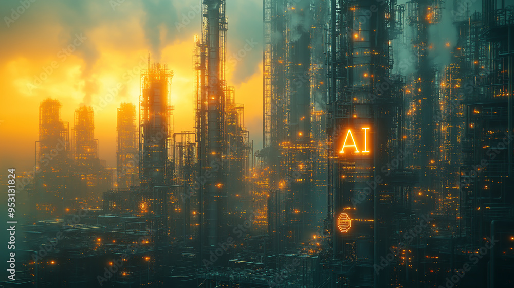 AI Illuminated Pathways in a Cyber Metropolis AI Illuminated Pathways in a Cyber Metropolis