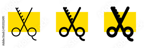 Editable shears vector icon. Barbershop, lifestyle, grooming. Part of a big icon set family. Perfect for web and app interfaces, presentations, infographics, etc