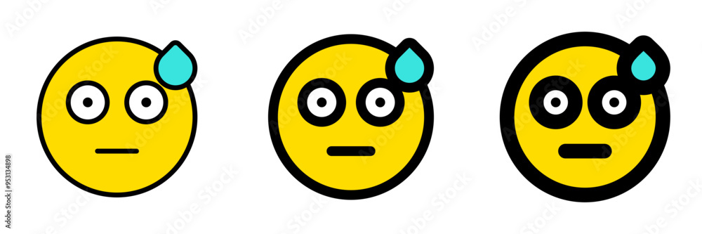 Editable confused, shocked, surprised emoticon vector icon. Part of a big icon set family. Part of a big icon set family. Perfect for web and app interfaces, presentations, infographics, etc Editable confused, shocked, surprised emoticon vector icon. Part of a big icon set family. Part of a big icon set family. Perfect for web and app interfaces, presentations, infographics, etc