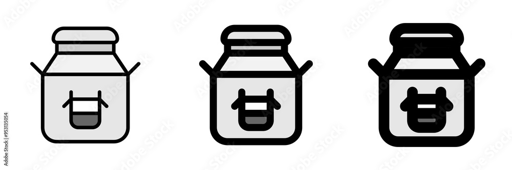 Editable milk can vector icon. Diary, farm, drink, beverage. Part of a big icon set family. Perfect for web and app interfaces, presentations, infographics, etc Editable milk can vector icon. Diary, farm, drink, beverage. Part of a big icon set family. Perfect for web and app interfaces, presentations, infographics, etc
