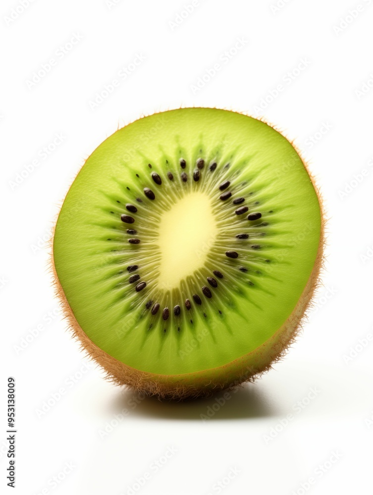 Kiwi fruit isolated on white background. Generative ai Kiwi fruit isolated on white background. Generative ai