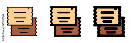 Editable sugar pack vector icon. Cafe, coffee shop, restaurant, drink, beverages. Part of a big icon set family. Perfect for web and app interfaces, presentations, infographics, etc