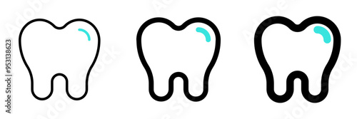 Editable molar, premolar, tooth vector icon. Dentistry, healthcare, medical. Part of a big icon set family. Perfect for web and app interfaces, presentations, infographics, etc