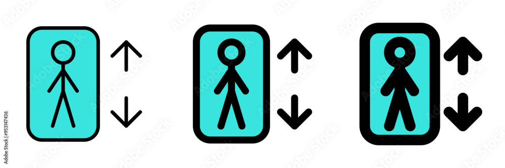 Editable lift, elevator vector icon. Part of a big icon set family. Perfect for web and app interfaces, presentations, infographics, etc