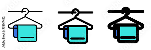 Editable towel vector icon. Part of a big icon set family. Perfect for web and app interfaces, presentations, infographics, etc
