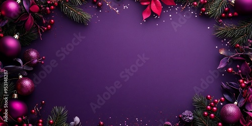 Purple Christmas Ornament B...