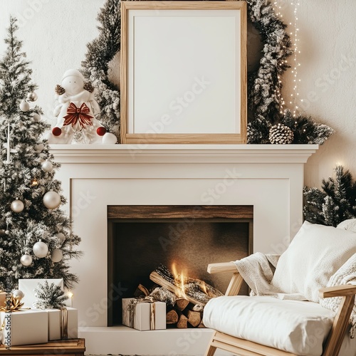 Christmas Fireplace Glow: W...