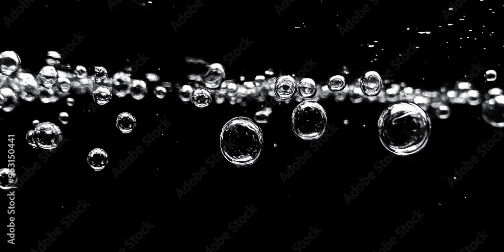 coarse effervescent widely scattered bubbles on black background,Abstract Bubbles on Black Background: A captivating abstract image of air bubbles floating in a dark abyss. coarse effervescent widely scattered bubbles on black background,Abstract Bubbles on Black Background: A captivating abstract image of air bubbles floating in a dark abyss.