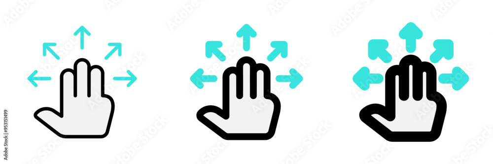 Editable three fingers move vector icon. Part of a big icon set family. Perfect for web and app interfaces, presentations, infographics, etc Editable three fingers move vector icon. Part of a big icon set family. Perfect for web and app interfaces, presentations, infographics, etc