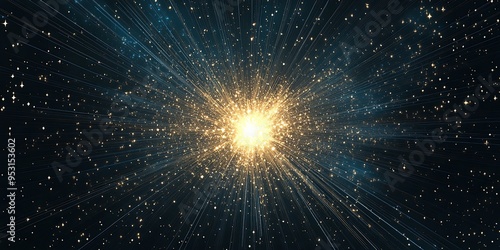 Golden Sunburst: A radiant ...