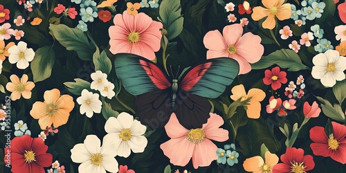 Floral Tapestry:  A delicat...