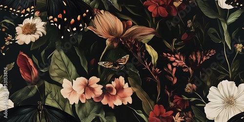 Floral Tapestry:  A delicat...