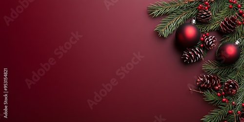 Christmas Red Background: A...