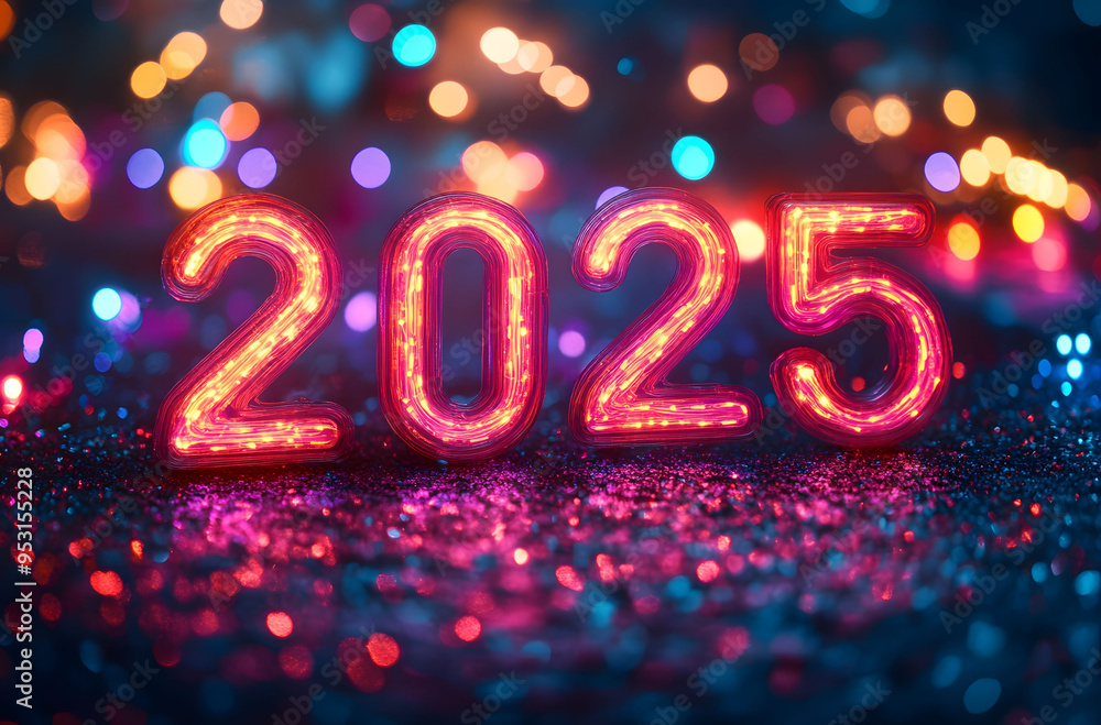 2025 New Year background featuring festive Christmas and New Year decorations, gold sparkles, and snowflakes, celebrating the arrival of the new year. 2025 New Year background featuring festive Christmas and New Year decorations, gold sparkles, and snowflakes, celebrating the arrival of the new year.