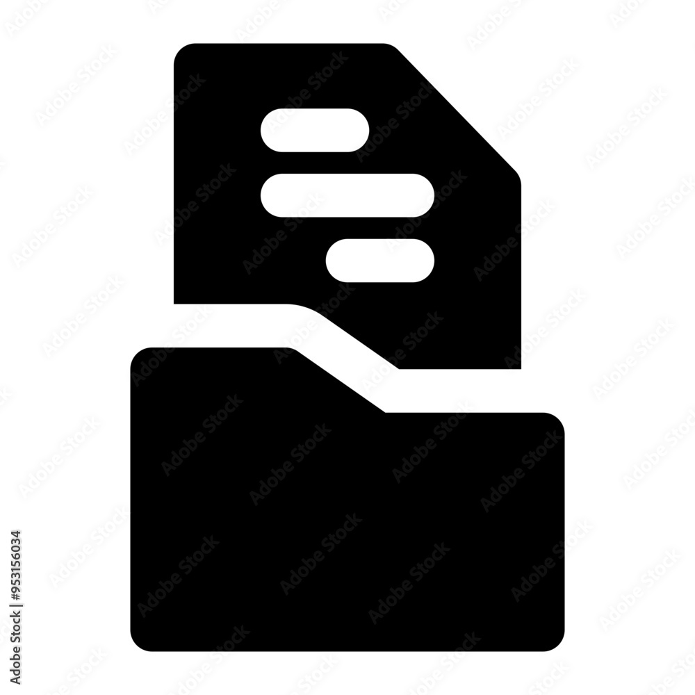 data, file, folder, web services, internet solid or glyph icon data, file, folder, web services, internet solid or glyph icon