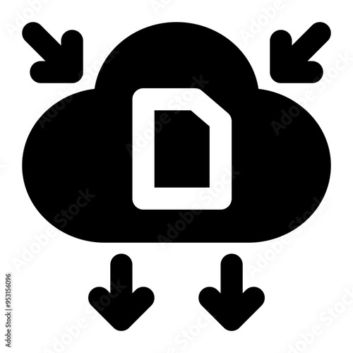 ftp, internet protocol, cloud, web services, internet solid or glyph icon
