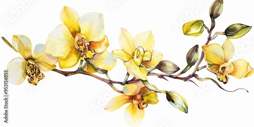 Golden Orchid Garland: A se...
