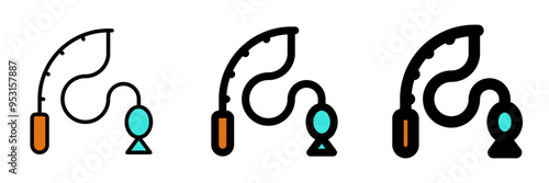 Editable fishing vector icon. Part of a big icon set family. Perfect for web and app interfaces, presentations, infographics, etc