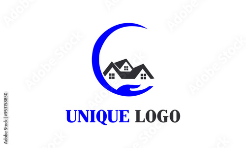 Unique Real Estate Logo Design